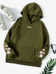 Худи женские на флисе оптом 41092567 744-62