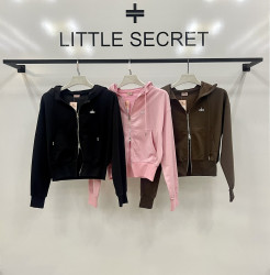 Спортивные кофты женские (розовый) оптом 93247168 500301-115