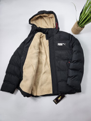 Куртки зимние мужские на меху (черный) оптом Китай 94106382 02-8