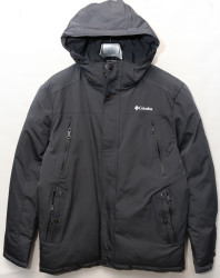 Куртки зимние мужские БАТАЛ (темно-серый) оптом 35749208 Y-1-27