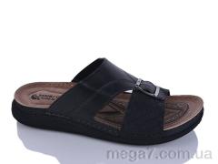 Шлепки, Oscar оптом 01-21 чорний к.