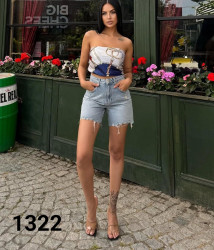 Шорти джинсові жіночі WOMAN DENIM оптом