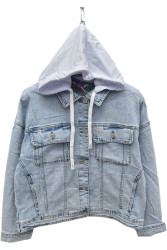 Куртки джинсовые женские DKNSEL ПОЛУБАТАЛ оптом 34786250 505-103