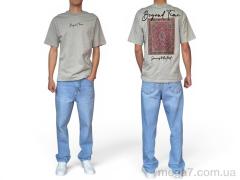 Футболка, I8denim оптом 90577 gri