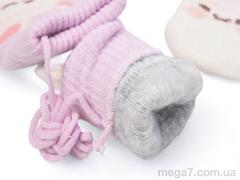 Варежки, Королева оптом 5105 подвійні mix