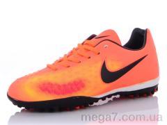 Футбольная обувь, Presto оптом 953-2 оранжевый подросток сорок.