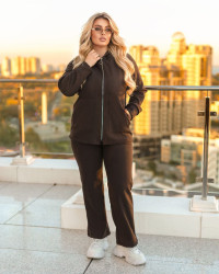 Спортивні костюми жіночі на флісі БАТАЛ оптом