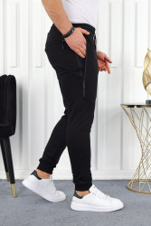 Спортивні штани чоловічі (чорний) оптом 2BRO  