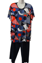 Костюмы женские БАТАЛ оптом 04193627 04-324