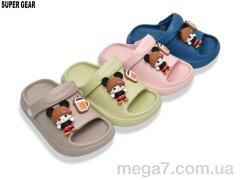 Шлепки, Super Gear оптом 99071 mix