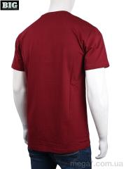 Футболка, BIG оптом 3707-118 bordo