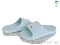 Шлепки, Inblue оптом DS71 блакитний
