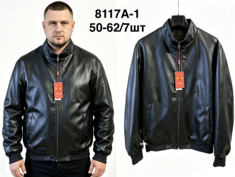 Куртки кожзам мужские оптом 03681592 8117А-1-2