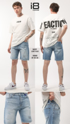 Шорти джинсові чоловічі I8DENIM оптом THREE BLACK 