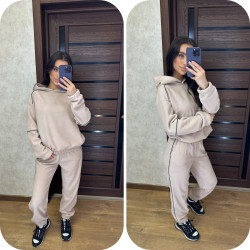 Спортивные костюмы на флисе женские оптом 71928653 092-10
