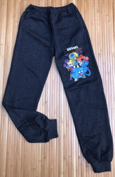 Спортивные штаны подростковые (dark blue) оптом 05243678 04-12
