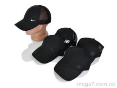 Кепка, STARK оптом Кепка з накаткою котон з чорний mix