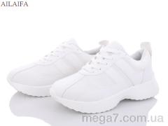 Кроссовки, Ailaifa оптом 2366 white піна