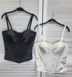 Корсеты женские (чёрные) оптом 29841365 8010