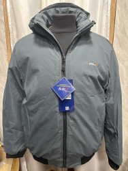 Куртки зимние мужские RLX БАТАЛ (серый) оптом 05384619 290-2-5
