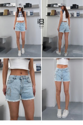 Шорти джинсові жіночі I8DENIM оптом