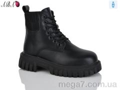 Ботинки, Aba оптом 5236 black