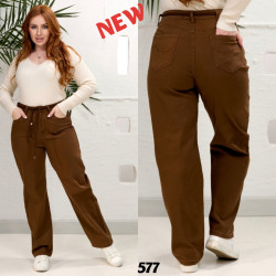 Джинсы БАГГИ ПОЛУБАТАЛ женские оптом 36075148 577-49