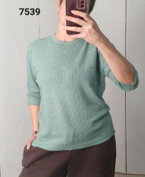 Свитера женские БАТАЛ оптом 53172604 7539-214