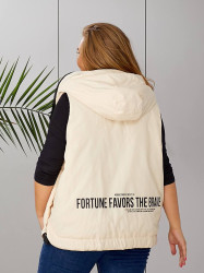 Жилетки двосторонні жіночі БАТАЛ оптом