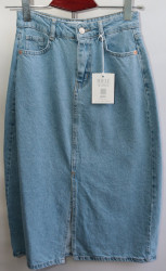 Юбки джинсовые женские MIELE WOMAN оптом 42350781 107-4