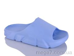 Шлепки, Inblue оптом ППЖ11 блакитний