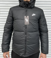 Куртки зимние мужские на меху (черный) оптом Китай 80254193 03-18