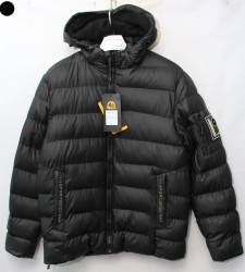 Куртки зимние мужские WOLFTRIBE на меху (black) оптом 57609824 B09-40