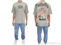 Футболка, I8denim оптом 90553 gri