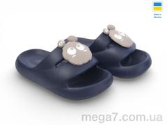 Шлепки, Rai shoes оптом 335 синій
