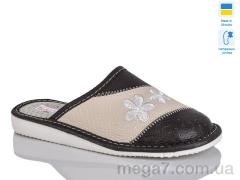 Тапки, Lot Shoes оптом 1-7 коричневий
