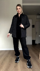 Куртки демисезонные женские (черный) оптом 18639542 511-5