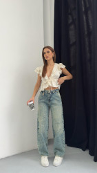 Джинсы женские оптом 74190683 097-35