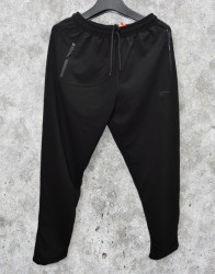 Спортивные штаны мужские БАТАЛ (черный) оптом 91846532 03-40