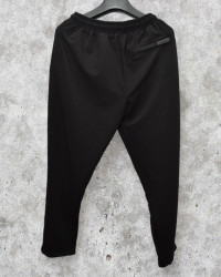 Спортивні штани чоловічі БАТАЛ (чорний) оптом  