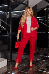 Костюмы женские (2-ка) ПОЛУБАТАЛ оптом 73918520 964-143