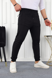 Спортивные штаны мужские БАТАЛ (черный) оптом 2BRO 78942150 03-11