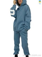 Спортивный костюм, Kram оптом --- 00266 сіро-голубий