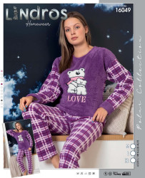 Ночные пижамы женские LINDROS оптом 54028376 16049-6
