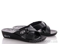 Шлепки, Makers Shoes оптом 2402 black