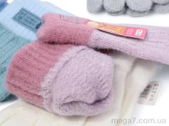 Перчатки, RuBi оптом 1744 (M) mix