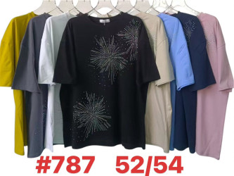 Футболки женские БАТАЛ оптом 08369712 787-36