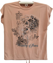 Футболки женские БАТАЛ оптом 76091423 422-20