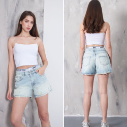 Шорти джинсові жіночі I8DENIM оптом