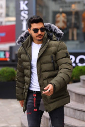 Куртки зимние мужские (хаки) оптом Турция 86453927 03-10